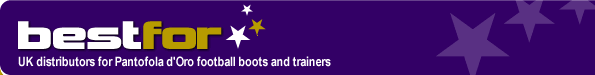 UK distributors for Pantofola d'Oro football boots and trainers